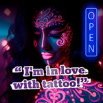 170+ DESIGN 20 SHEET Neon Temporary Tattoo