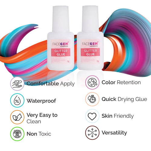 2 Bottle Skin Friendly Body Glue