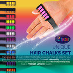 12 PCS Hair Chalk