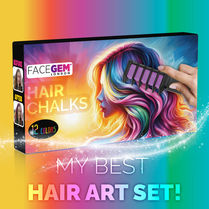 12 PCS Hair Chalk