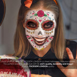 12 SHEET Day of the Dead Costume Tattoos